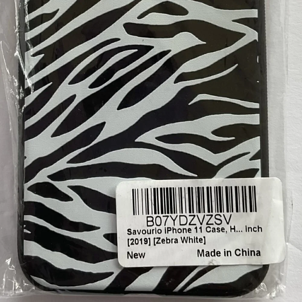 IPHONE 11 PRO MAX CASE, ULTRA SLIM FIT SOFT TPU CASE ZEBRA